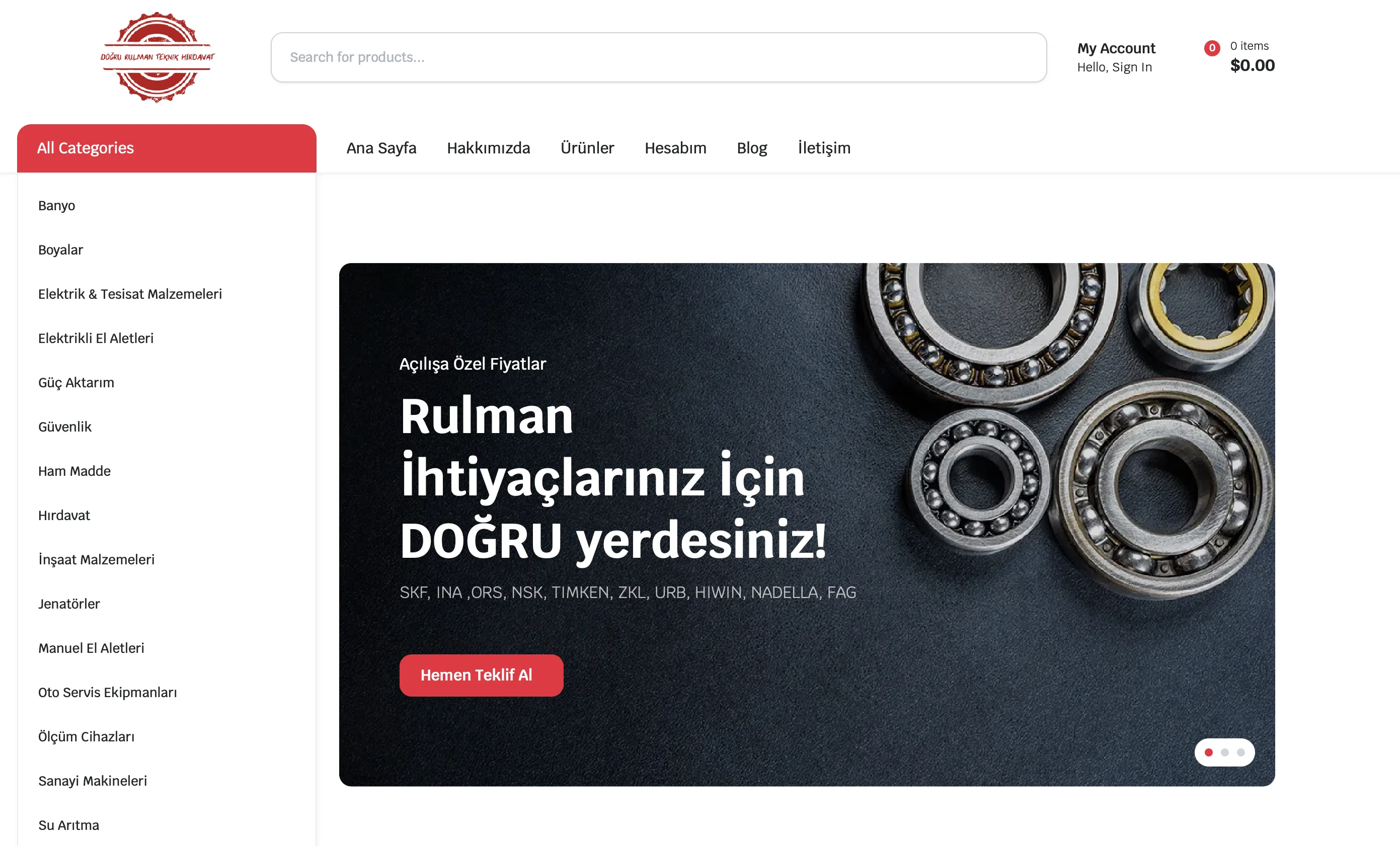 Doğru Rulman